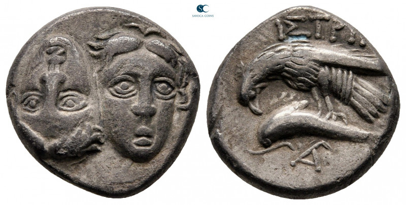 Moesia. Istrus circa 340-313 BC. 
Drachm AR

17 mm, 4,31 g



very fine