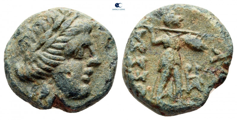 Thessaly. Thessalian League circa 150-50 BC. 
Bronze Æ

15 mm, 2,87 g



...