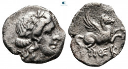 Akarnania. Uncertain mint circa 330-280 BC. Hemidrachm AR
