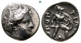 Lokris. Locri Opuntii circa 340-330 BC. Triobol AR