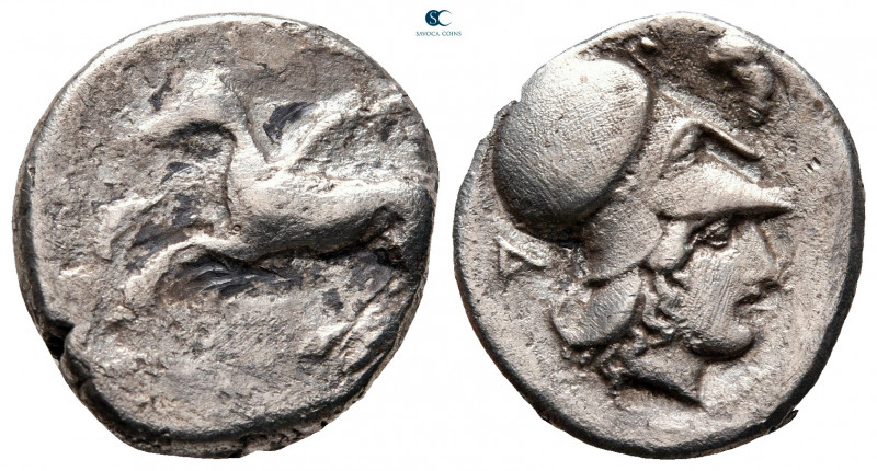 Corinthia. Corinth circa 350-320 BC. 
Stater AR

20 mm, 7,78 g



nearly ...
