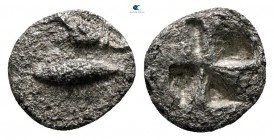 Mysia. Kyzikos circa 450-400 BC. Hemiobol AR