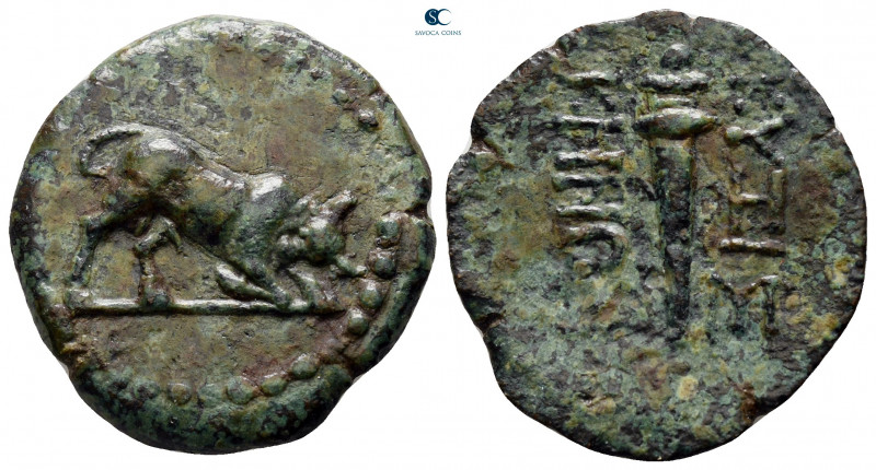 Mysia. Kyzikos circa 200-100 BC. 
Bronze Æ

24 mm, 5,69 g



very fine