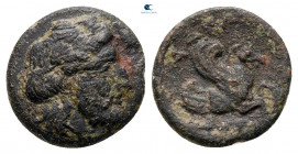 Mysia. Lampsakos circa 350-300 BC. Bronze Æ