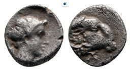 Caria. Kasolaba circa 410-390 BC. Hemiobol AR