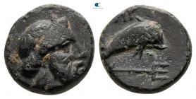 Caria. Myndos circa 400-300 BC. Bronze Æ