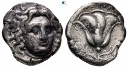 Islands off Caria. Rhodos circa 340-316 BC. Didrachm AR