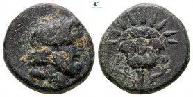 Islands off Caria. Rhodos circa 230-200 BC. Bronze Æ