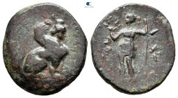 Pamphylia. Perge circa 260-230 BC. Bronze Æ