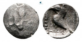 Cilicia. Uncertain mint circa 450-400 BC. Tetartemorion AR
