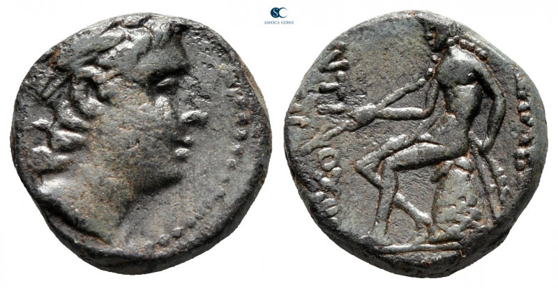 Seleukid Kingdom. Antioch. Antiochos III Megas 223-187 BC. 
Bronze Æ

14 mm, ...