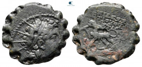 Seleukid Kingdom. Antioch on the Orontes. Antiochos VI Dionysos 144-142 BC. Serrate Æ