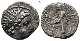 Seleukid Kingdom. Antioch on the Orontes. Antiochos VI Dionysos 144-142 BC. Drachm AR