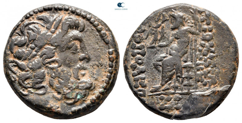 Seleucis and Pieria. Antioch circa 100-0 BC. 
Bronze Æ

20 mm, 7,40 g



...