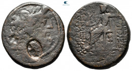 Seleucis and Pieria. Antioch circa 100-0 BC. Bronze Æ