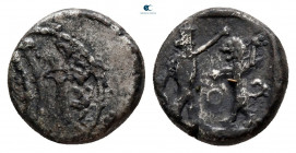 Phoenicia. Sidon. Time of Baalshallim II 401-366 BC. 1/16 Shekel AR