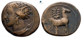 Zeugitana. Carthage circa 400-300 BC. Bronze Æ