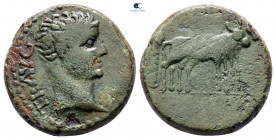 Macedon. Philippi. Tiberius AD 14-37. Bronze Æ