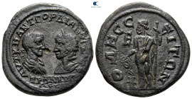 Moesia Inferior. Odessos. Gordian III with Tranquillina AD 238-244. Bronze Æ