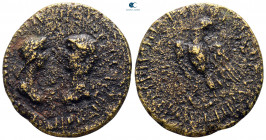 Phrygia. Apameia. Nero with Agrippina Junior AD 54-68. Bronze Æ