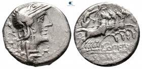 L. Opimius 131 BC. Rome. Denarius AR