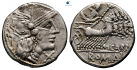 M. Carbo 122 BC. Rome. Denarius AR