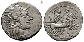 Cn. Carbo 121 BC. Rome. Denarius AR