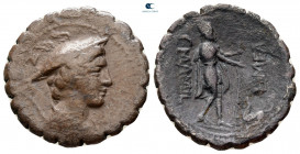 C. Mamilius Limetanus 82 BC. Rome. Serrate Denarius AR