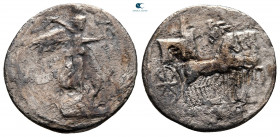 The Triumvirs. Octavian 30-29 BC. Uncertain mint. Denarius AR