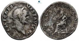 Vespasian AD 69-79. Rome. Denarius AR