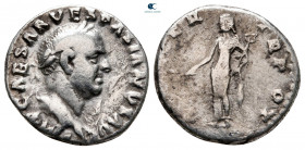 Vespasian AD 69-79. Rome. Denarius AR