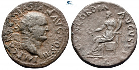 Vespasian AD 69-79. Rome. Dupondius Æ