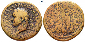 Titus AD 79-81. Rome. Sestertius Æ