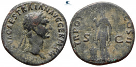 Trajan AD 98-117. Rome. As Æ
