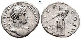 Hadrian AD 117-138. Rome. Denarius AR