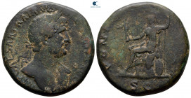 Hadrian AD 117-138. Rome. Sestertius Æ