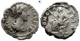 Faustina II AD 147-175. Rome. Denarius AR
