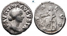Faustina II AD 147-175. Rome. Denarius AR