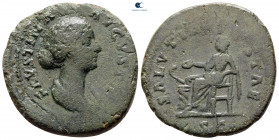 Faustina II AD 147-175. Rome. As Æ