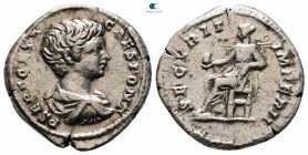 Geta, as Caesar AD 197-209. Rome. Denarius AR