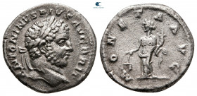 Caracalla AD 198-217. Rome. Denarius AR