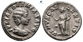 Julia Soaemias. Augusta AD 218-222. Rome. Denarius AR