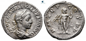 Severus Alexander AD 222-235. Rome. Denarius AR