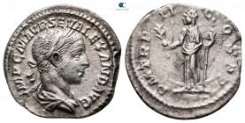 Severus Alexander AD 222-235. Rome. Denarius AR