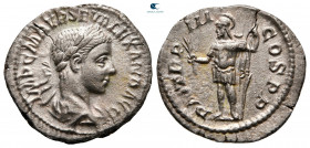 Severus Alexander AD 222-235. Rome. Denarius AR