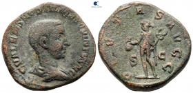 Herennius Etruscus AD 251. Rome. Sestertius Æ