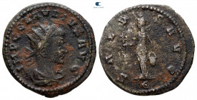 Claudius II (Gothicus) AD 268-270. Antioch. Antoninianus Æ silvered