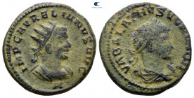 Aurelian and Vabalathus AD 270-275. Antioch. Antoninianus Æ