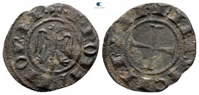 Italy. Messina or Brindisi. Federico II AD 1296-1337. Denaro Ae