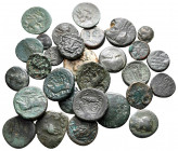 Lot of ca. 30 greek bronze coins / SOLD AS SEEN, NO RETURN!nearly very fine
